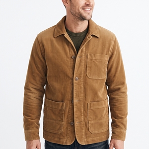 <b>Men's</b> Autumn Corduroy Chore <b>Jacket</b> Vintage Casual <b>Warm</b> Workwear <b>Jacket</b> OEM ODM Wholesale Factory Custom Logo - Product Image 3