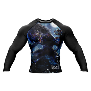 OEM Bjj Rash Guard For Men Custom Sublimation Printed <b>Compression</b> <b>Shirt</b> MMA Rash Guard - Product Image 1