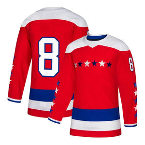 Maillot de hockey sur glace à col en V sur mesure de haute qualité, service OEM, respirant, écologique, séchage rapide, vêtements de sport unisexes - Product Image 3