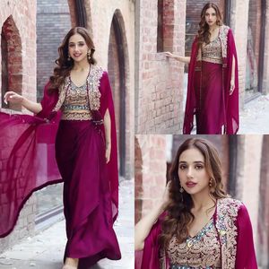 ดูสุดยอดแนวโน้มการเปิดตัวชุดปาร์ตี้ใหม่ดูสุดยอด dhoti salwar และ dupatta Fab Chinon หนักด้วยการปักที่หนักหน่วง - Product Image 2