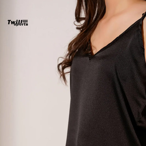 Camisolas de entrenamiento con cuello en V para mujer, a la moda, personalizadas, de punto grueso sin costuras, con patrón sólido, al por mayor, 100% bambú, ¡oferta caliente! - Product Image 3