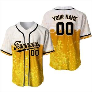 Camisetas de béisbol sublimadas al por mayor, estampado completo vibrante, unisex, apto para hombres y mujeres - Product Image 5