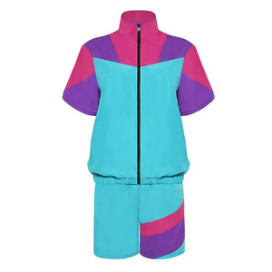 Conjuntos de talla grande para mujer, diferentes diseños, manga corta, cómodo, transpirable, ropa de calle, conjunto cortavientos elegante para mujer - Product Image 1