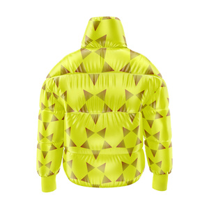 Veste bomber matelassée légère imperméable confortable à col roulé unisexe à prix personnalisé, impression personnalisée - Product Image 5