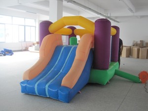 Castillos Inflables de Nailon con Tobogán y Túnel para la Diversión de los Niños en Parques de Aventuras o Guarderías - Product Image 2