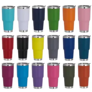 Wholesale 30OZ Double Wall 304 Stainless Steel Metal Insulated Vacuum Coffee Wine Tumbler Cup