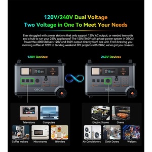 BEST Quality Portable Power Station 6000W <b>Solar</b> <b>Generator</b> 3600Wh LFP Camping - Product Image 4