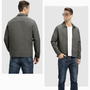 Veste coupe-vent sur mesure en gros, fermeture éclair, imperméable, légère, pour hommes, course à pied, extérieur, style classique, veste tendance pour hommes - Product Image 3