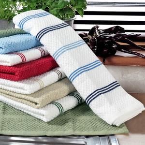Couleur unie prix de gros haute qualité 100% coton biologique ménage cuisine nettoyage Gots certificat séchage rapide torchon - Product Image 3