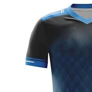 ชุดฟุตบอลโพลีเอสเตอร์100% คุณภาพสูงเหมาะกับอุตสาหกรรมด้านหน้าปรับแต่งได้เหมาะกับเทคโนโลยีการตัดอัตโนมัติทุกสี - Product Image 5