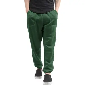Pantalons de jogging en molleton pour hommes et grandes tailles, pantalons de jogging personnalisés jusqu'à 3XL imprimés en polaire unie - Product Image 1