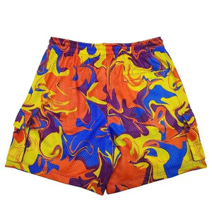 Shorts en maille personnalisés à la mode Ensembles de shorts personnalisés pour hommes Logo personnalisé Shorts d'entraînement d'été à séchage rapide pour hommes - Product Image 3