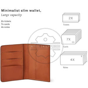 กระเป๋าสตางค์หนังสั้นผู้ชายแฟชั่นล่าสุด ดีไซน์เองได้ ทนทาน จุของได้เยอะ บริการ OEM - Product Image 2