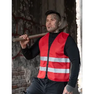 Gilet de sécurité personnalisable avec autocollants et lumières réfléchissants pour le merchandising et les promotions - Product Image 4
