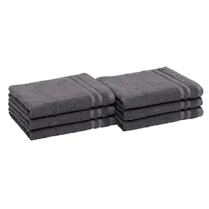 Dark Grey 100% Organic cotton Indian Supplier Custom Logo Floor Cleaning Wiping super soft towel set GOTS Certificate Dish Towel