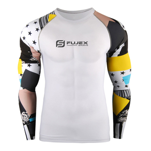 Servicio OEM Hombres Rash Guard Estilo de tendencia Precio directo de fábrica Opción barata - Product Image 4
