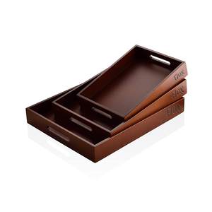 Meilleur grade nouveau style Classique Fruits En Bois Service Et Plateau En Bois Décoratif Décor À La Maison Vaisselle Conception À Quatre Roues - Product Image 4