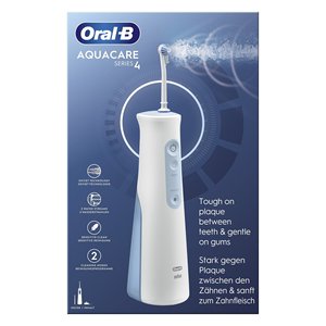 Irrigador Bucal AQUACARE 4 Blanco y Azul con Batería Integrada para Oral B 436409 Diseñado para una Higiene Bucal Óptima - Product Image 2