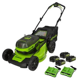 Cortadora de Césped Autopropulsada sin Escobillas Greenworks de 48 V (2 x 24 V) y 21 Pulgadas - Product Image 3