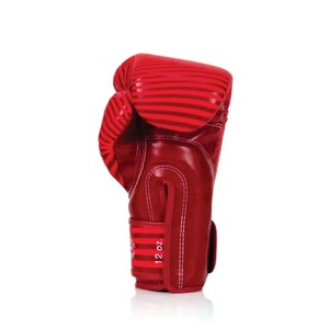 ถุงมือชกมวยหนังแท้ Fairtex สีแดง สำหรับมืออาชีพ ขายส่งจากโรงงาน พร้อมโลโก้สั่งทำ สำหรับใช้งานกลางแจ้ง - Product Image 3