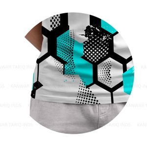 Camiseta de algodón de gimnasio para hombre con logotipo personalizado, camiseta de manga corta con estampado de secado rápido digital liso, tejido pesado, estilo formal de talla grande - Product Image 5