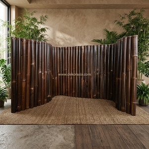 Clôtures en bambou noir Dekor Asia - Accessoires de clôture de jardin écologiques, imperméables, portails, faciles à assembler, tailles personnalisées, extérieur - Product Image 6