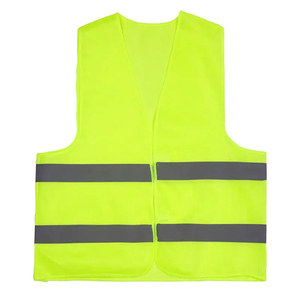 Chaleco de seguridad para hombre, chaleco de construcción con bolsillo para teléfono con costuras resistentes, chaqueta de topógrafo con tela reflectante - Product Image 4