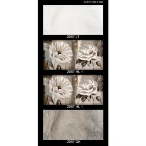 Carreaux de mur de salle de bain de couleur grise de 300x600mm 12x24 carreaux de porcelaine brillants en céramique numérique pour l'intérieur de la cuisine - Product Image 5