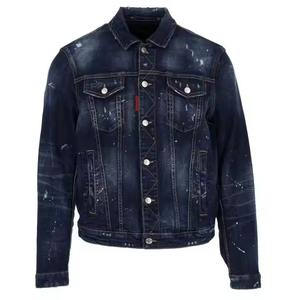 Nouvelle veste en jean pour homme de haute qualité, tendance 2025, personnalisée, style streetwear, printemps, avec logo sur le devant et fonction coupe-vent - Product Image 6