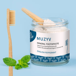<span class=keywords><strong>Dentifrice</strong></span> aux herbes OEM Caractéristiques éclaircissantes Menthe poivrée sans fluorure Formule nettoyante naturelle à l'huile de noix de coco <span class=keywords><strong>Dentifrice</strong></span> blanchissant - Product Image 6
