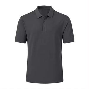 Hombre personalizado al aire libre para Polos transpirable casual patrón sólido con logotipo de talla grande al por mayor - Product Image 4