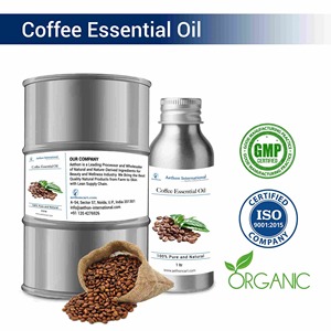 Aethon International Coffee Essential Oil Coffea Arabica 100% Pure Natural Steam Distilled Organic Yellow 1Ltr - Product Image 1