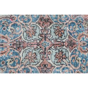 Tapis turc vintage 3,7x6,6 pi (113x200 cm), tapis oriental rouge - Product Image 5