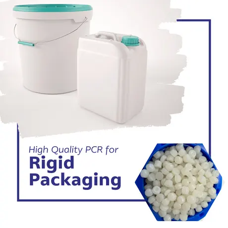 PCRH01BN zertifiziert Post-Consumer Recycling-Harz hochdichtes Polyethylen für kleine blasbare Chemiebehälter