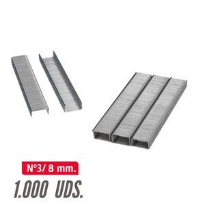 Grapas No. 3 Altezza 8 mm. (1.000 unità) - Product Image 4