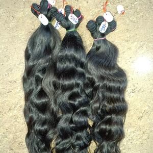 Venta al por mayor de extensiones de cabello Remy brasileño Virgen sin procesar tipo de cabello humano indio - Product Image 1