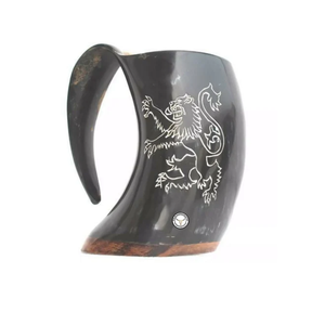 Taza de Bebidas de Cuerno de Búfalo Premium, Accesorios de Cocina Hechos a Mano de la Mejor Calidad, Taza de Café, Artesanía Moderna - Product Image 4
