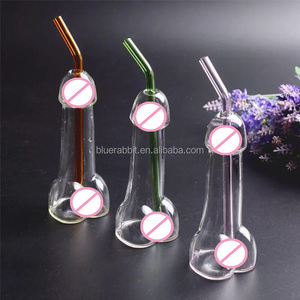 BlueRabbit vente en gros en forme de pénis tasse en verre Design créatif Transparent <span class=keywords><strong>Cocktail</strong></span> bouteille de vin drôle Sex Party jouet pour hommes - Product Image 4