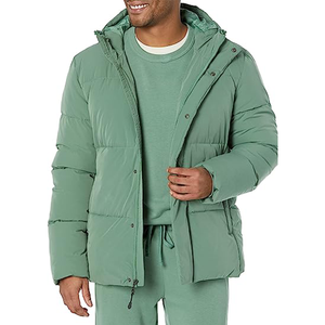 High Quality Winter Puffer <b>Jacket</b> for Men Hip Hop Style <b>Long</b> Sleeves Comfortable Canvas <b>Waterproof</b> Windproof - Product Image 6