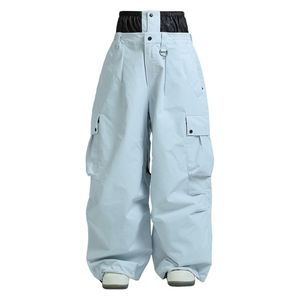 Nueva llegada Temporada de invierno de alta calidad Pantalones de esquí de calidad superior Pantalones holgados de estilo Streetwear ligero - Product Image 6