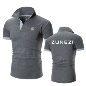 T-shirt de golf 100 % coton pour homme, imprimé numérique, respirant, séchage rapide, léger, style urbain, idéal pour l'été chaud - Product Image 6