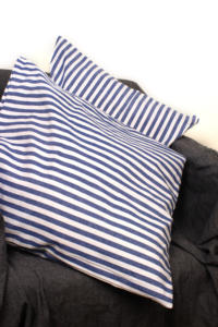 Recycled Yarn-Dyed Stripe Woven American Square Pillow & <b>Cushion</b> Cases Personalized Home Hotel Hospital Set of 2 - Product Image 3