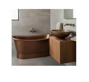 Bañera de Cobre de Lujo para Spa, para Centros de Bienestar y Resorts, que Crea un Ambiente de Baño Relajante y Elegante - Product Image 1