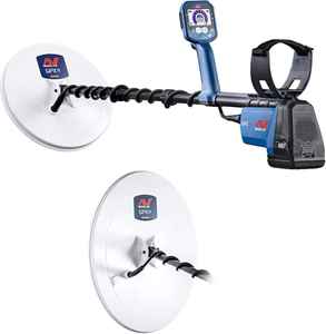 Détecteur d'or Minelb GPX 6000 avec 11 bobines monoboucle et 14 bobines double-D étanches (écouteurs sans fil inclus) - Product Image 1