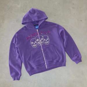 Sweat à capuche surdimensionné unisexe avec strass, vêtement de rue, automne hiver, pull bedozzled bling, logo brillant - Product Image 3