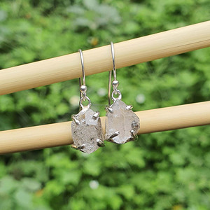 Bán buôn tự nhiên herkimer bông tai kim cương thanh lịch dangle Thiết kế handmade sterling bạc 925 đồ trang sức vàng mạ đám cưới - Product Image 2