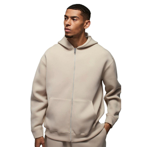 Sweat-shirts à capuche pour hommes de qualité supérieure, sweat-shirts à capuche vierges, logo personnalisé, poids lourd, surdimensionné - Product Image 2
