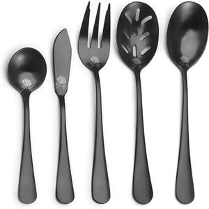 Bonne qualité poignée couleur argent plaqué acier inoxydable couverts lave-vaisselle couverts pour la maison Restaurant hôtel utilisation ensemble de 3 - Product Image 4