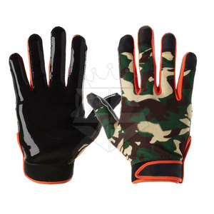 Gants de football américain bas quantité minimale de commande en ligne Meilleure vente Gants de football américain Oem Service Gants de football américain - Product Image 1