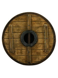 Escudo vikingo de Battleworn, escudo nórdico personalizado, decoración histórica para el hogar, regalo único para fanáticos vikingos por fabricante de cuchillos - Product Image 5